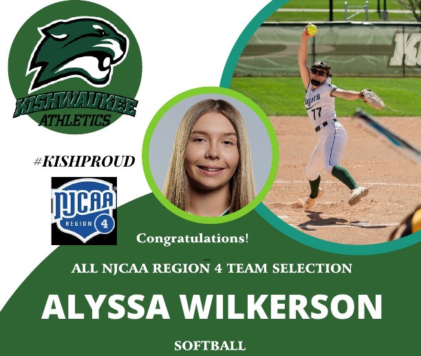 Wilkerson selected to NJCAA All-Region 4 Softball team